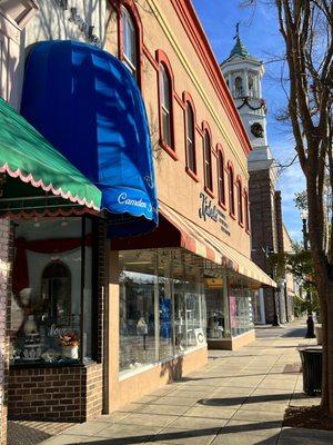 Located near the clock tower under the bright blue awning, we are "The Biggest Little Jewelry Store in Kershaw County!"