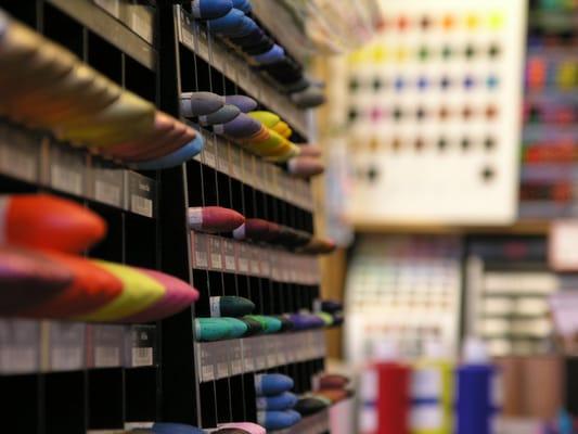 Wet Paint carries drawing materials for artists of all media. Here's an intimate view of our Sennelier pastels.