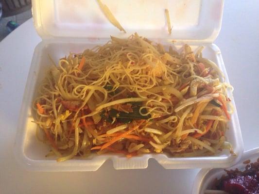 Singapore rice noodles