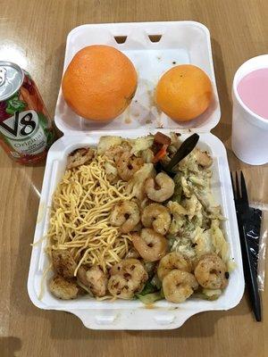 Dec 18, 2017 - Delicious Hibachi Shrimp Lunch