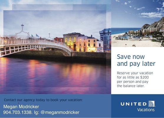 A promotion with United vacations!