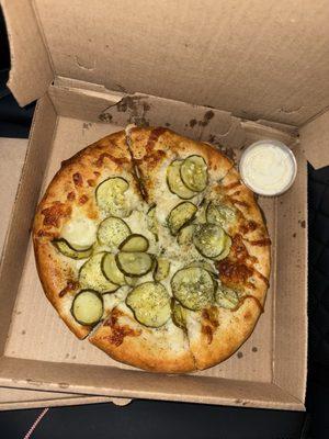 Dill Pickle Pizza Rhino's