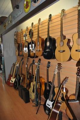 Huge selection of guitars!