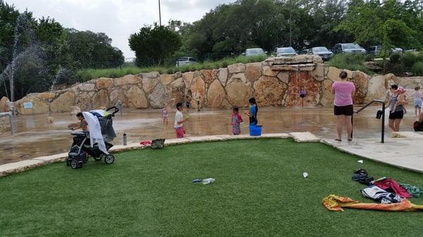 Quarry splash pad.