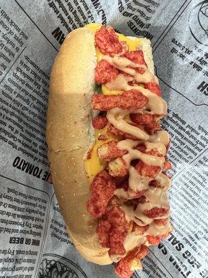 Cheetos chili dog