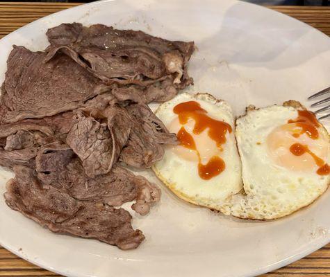 Carne Asada Breakfast.