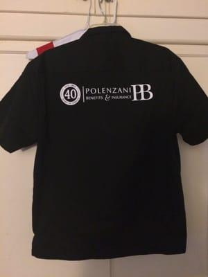 Company shirts back