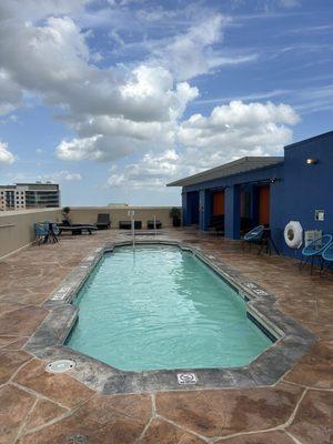 Rooftop pool