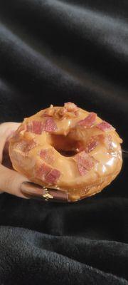 Maple bacon donut