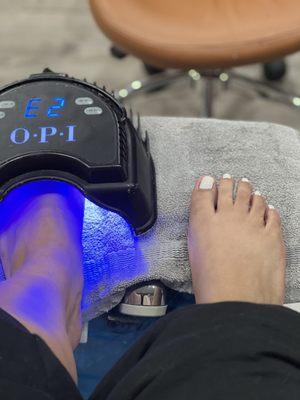 Shellac pedicure