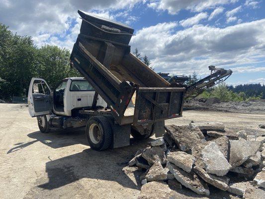 Concrete recycling