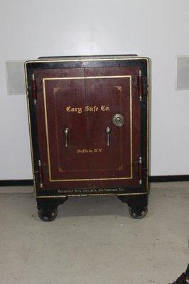 Antique Cary safe opened by Frantz Locksmith Service. Safe Servicing, Combination Change, Digital Upgrades, Opening and Repairs.