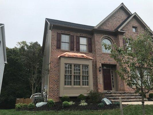 Unbelievable craftsmanship! On site custom copper roofing.