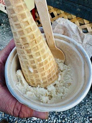 Peanut butter ice cream