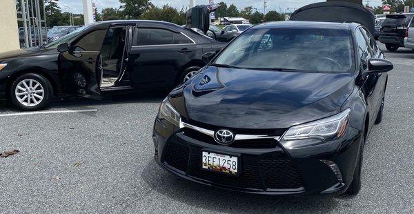 2017 and 2010 Toyota Camry