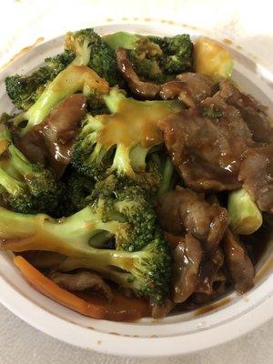 Beef with broccoli