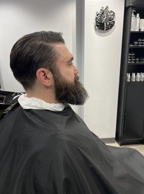 Gentlemen's Best Barbershop Haircut and Beard trim!