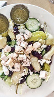 Greek Salad with Grilled Chicken