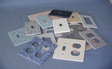 CORIAN switch plate covers- any configuration