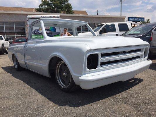 1968 chevy c10 full paint and body work.