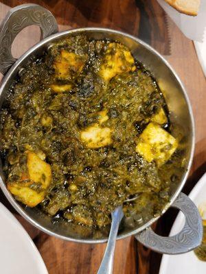 Saag paneer