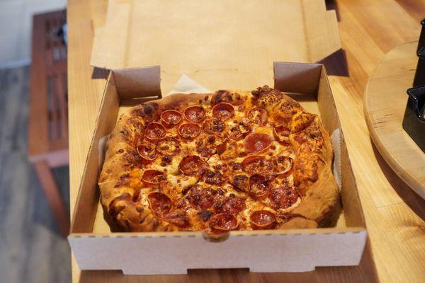 Our pepperoni pizza!