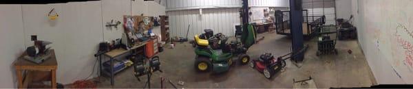 Panoramic view of the shop