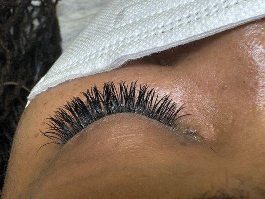 Eyelashes extension