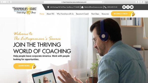 The Entrepreneur's Source Website- Homepage