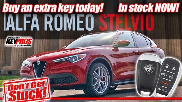 2018 Alpha Romeo Stelvio Smart Key replacement