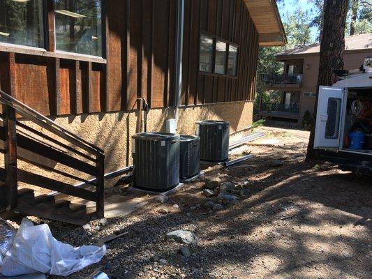 New HVAC condensers installed at Prescott Athletic Club