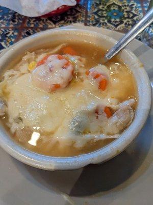 Chicken enchilada soup