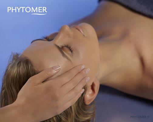 enjoy a facial with Phytomer products