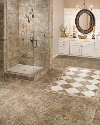 Porcelain Tile for bathroom floors and walls