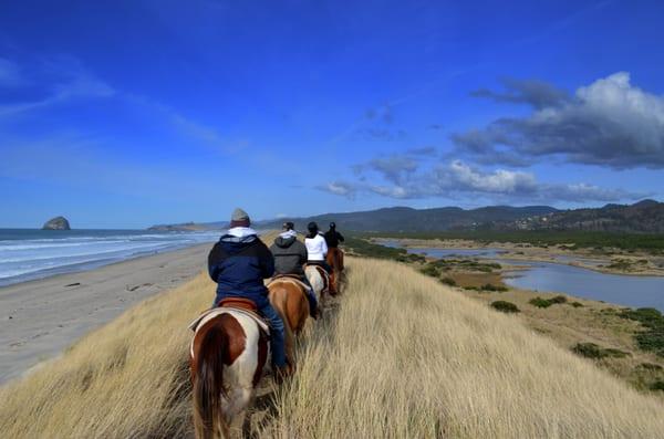 Bob Straub state park is part of our beach ride in the dunes