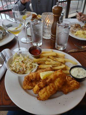 Friday fish fry on the patio!