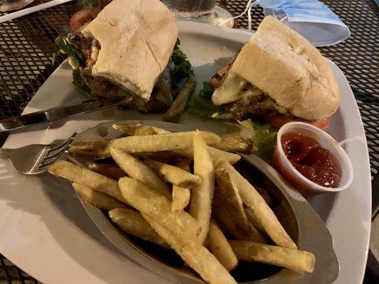 Grilled Rib Eye Steak Sandwich