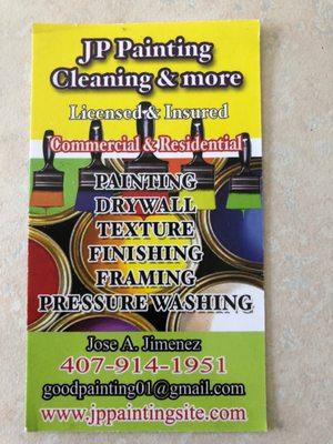 JP Painting, Cleaning & More