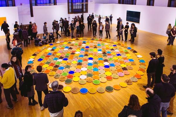 Color Fields Exhibition from Spring 2015 in the Bakalar & Paine Galleries - the largest free contemporary art space in New England