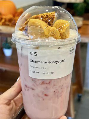 Strawberry Honeycomb