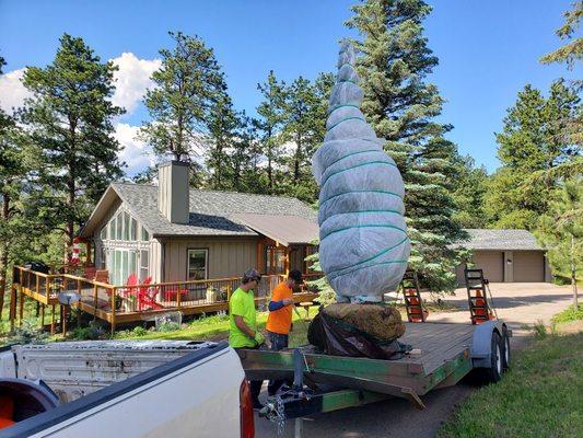 Transporting the Spruces