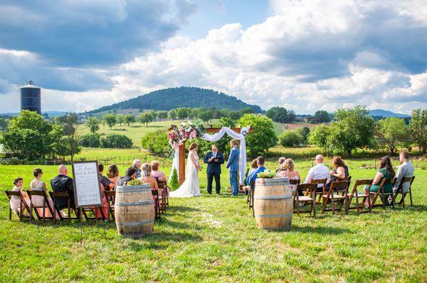 Wedding on grounds