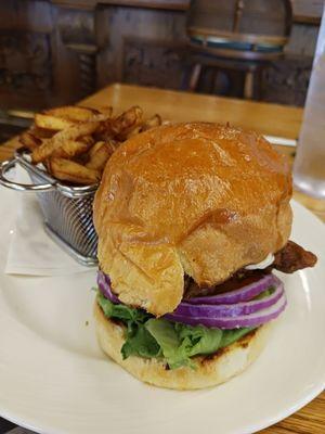 Chicken sandwich & fries