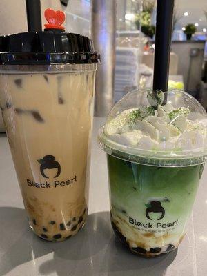 Coffee Boba, Matcha Boba