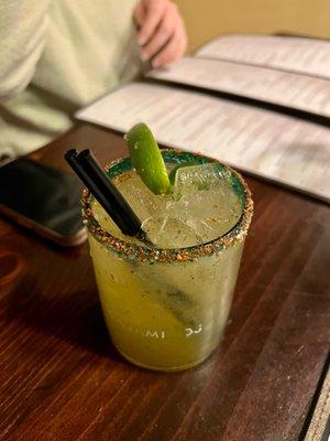 Spicy jalapeño margarita