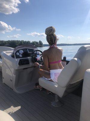 Driving the lake