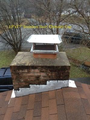 Singe Flue Stainless Steel Chimney Cap