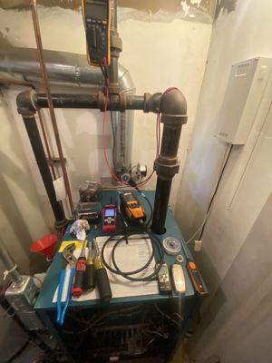 Steam boiler maintenance