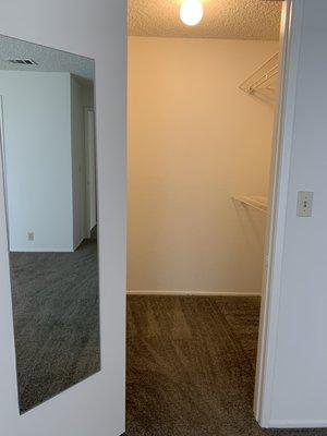 Master bedroom closet