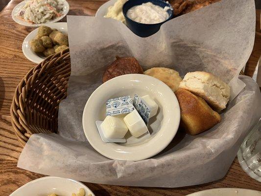 Biscuits and Cornbread